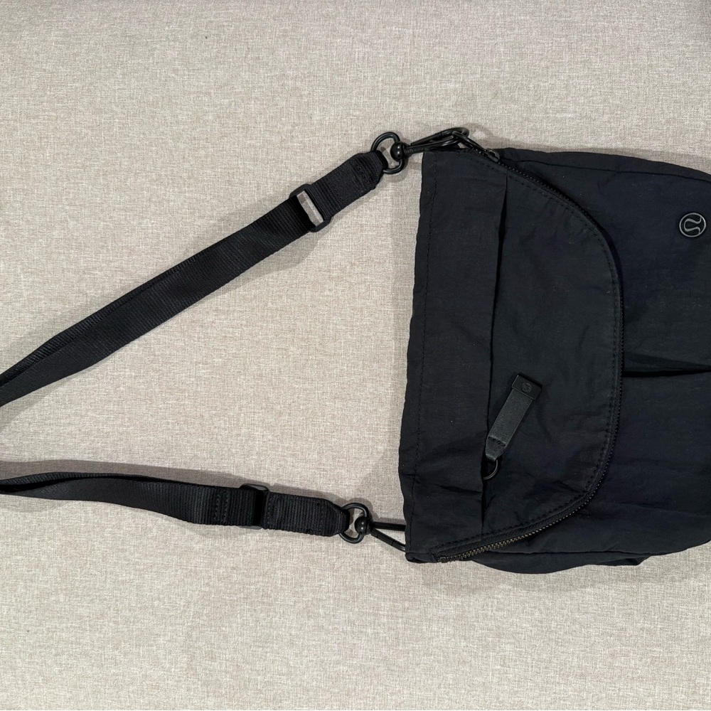 Lululemon All Night Festival Black Crossbody Bag